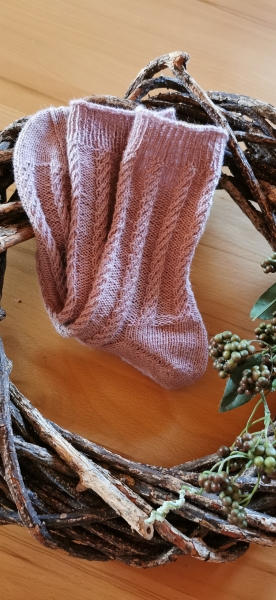 Socke Rosenquarz